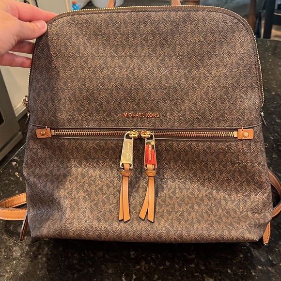 Michael Kors Medium Backpack in Brown. Like NEW! main image 5